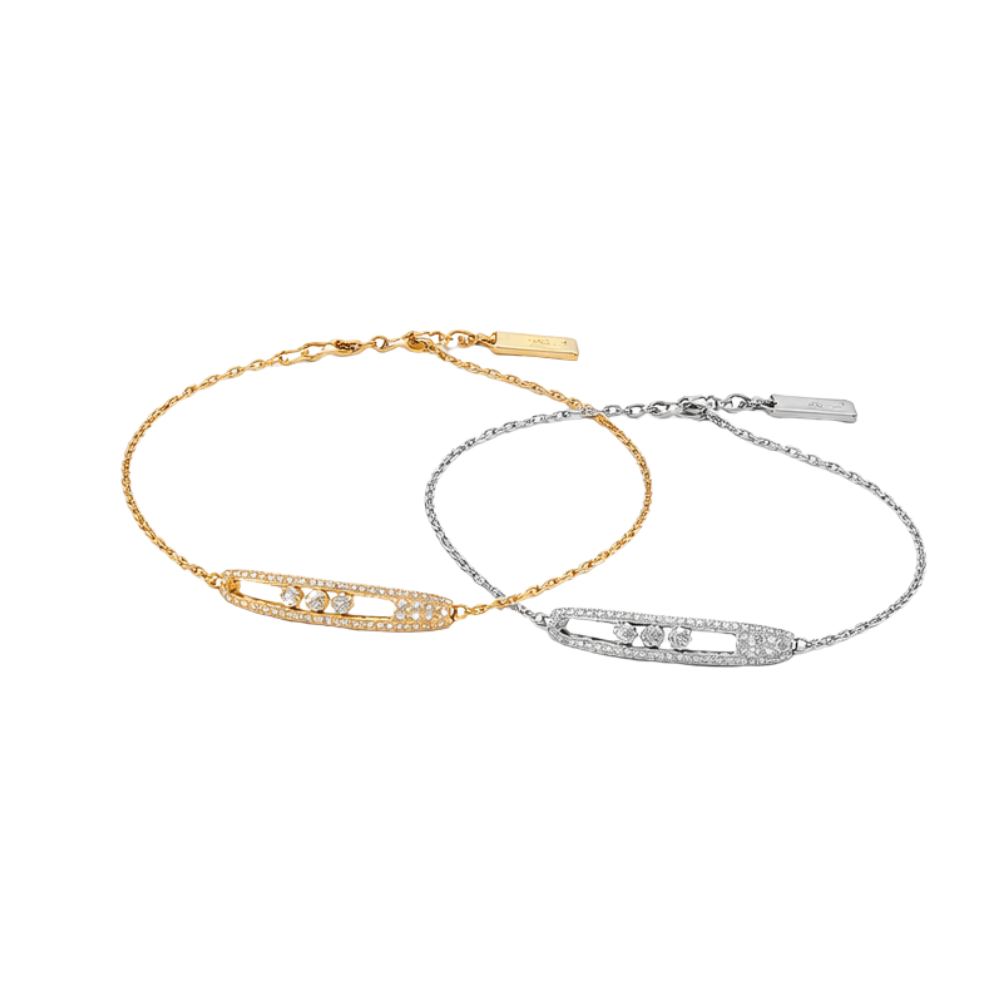 Messika Jewelry | My Twin Toi Moi Rose Gold Diamonds