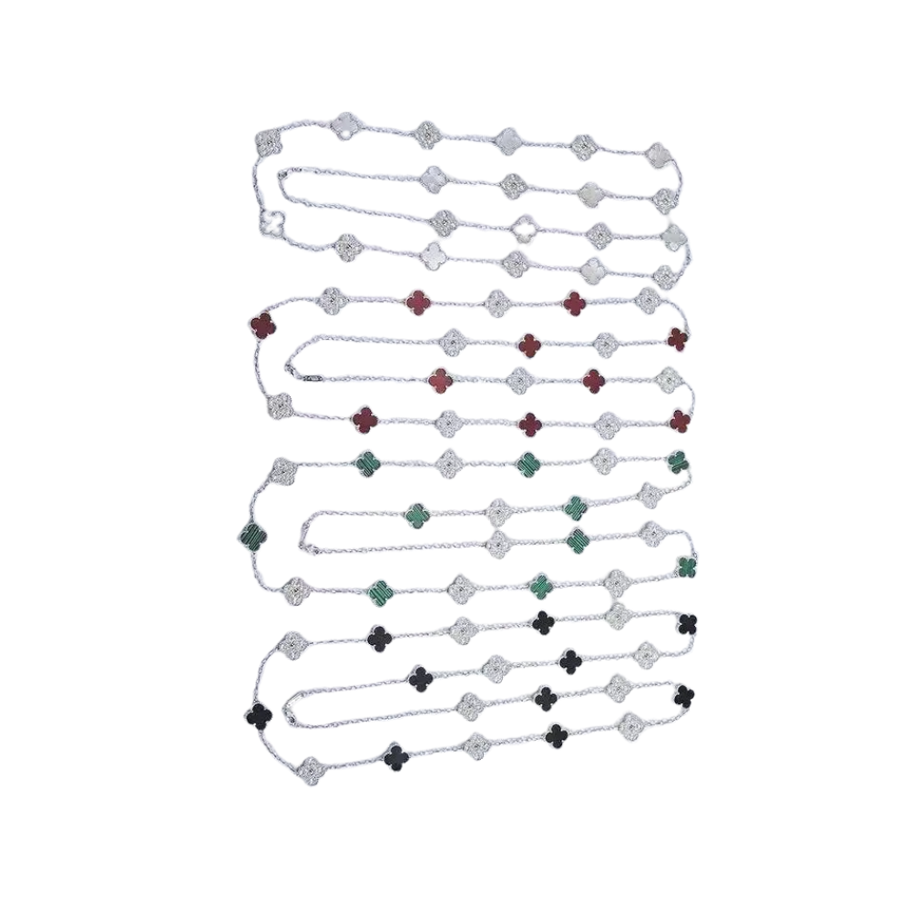 Van Cleef & Arpels Jewelry | Long Necklace Collection Silver